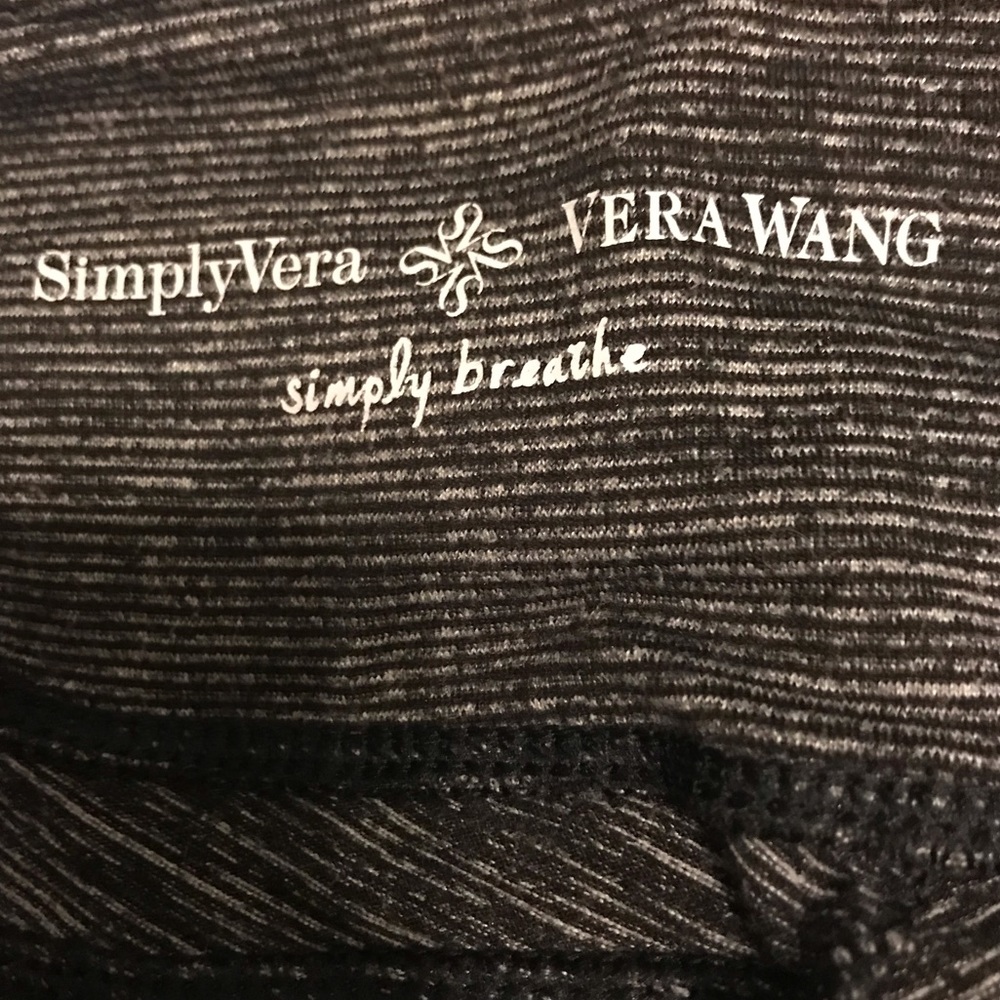 simply Vera wang seamed yoga pants